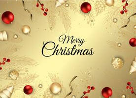 圣诞节元素插画设计