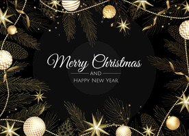 圣诞节元素插画设计