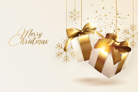 圣诞节元素插画设计