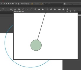 Animate 制作的摆钟动画