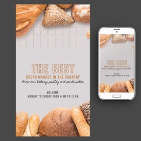 面包西点海报