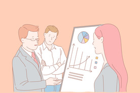 简约人物生活形象插画图片