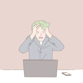 简约人物生活形象插画图片