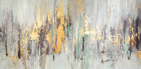 抽象油画金箔装饰画