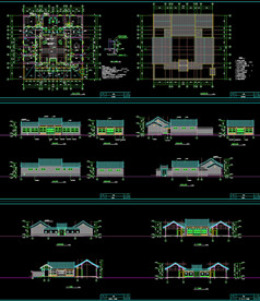 北京经典四合院CAD图