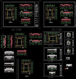 四合院建筑方案图