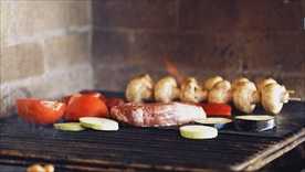 户外烧烤美食烤肉BBQ高清视频