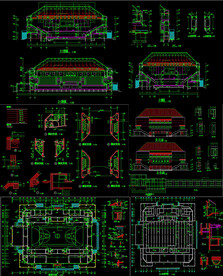 体育馆CAD施工图