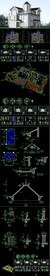 全套别墅CAD施工图 效果图