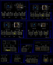 全套美容院CAD施工图