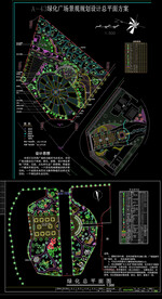 绿化广场平面图