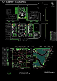 市政广场绿化图