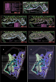 公园期绿化CAD平面图