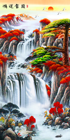 装饰画鸿运当头