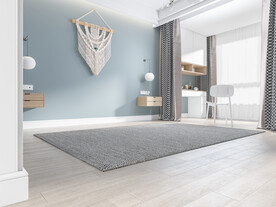 北欧风格卧室背景墙次卧场景空景