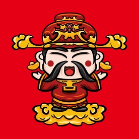 卡通财神