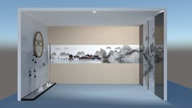 会客室中式布置su模型