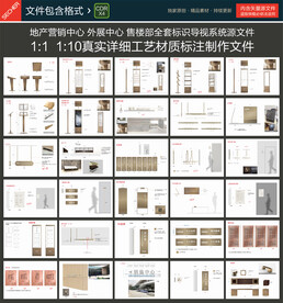 营销中心标识导视