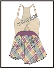 服装设计连衣裙女装款式衬衫T恤