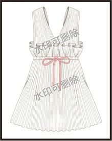 服装设计连衣裙女装款式衬衫T恤