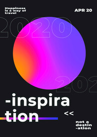 液态流动炫酷几何质感海报系列