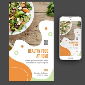 轻食主义蔬菜沙拉海报