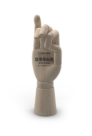 木头手室内装饰样机