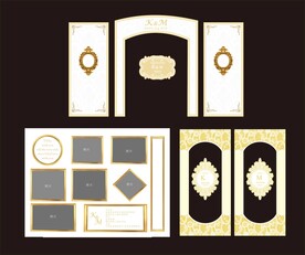 香槟金婚礼  欧式拱门