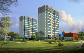 SU小区效果图含PSD