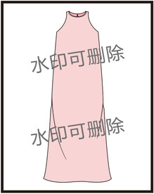 服装设计连衣裙女装款式衬衫T恤