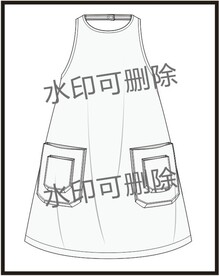 服装设计连衣裙女装款式衬衫T恤