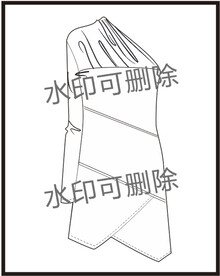 服装设计连衣裙女装款式衬衫T恤