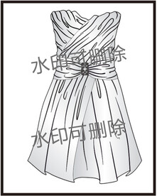 服装设计连衣裙女装款式衬衫T恤