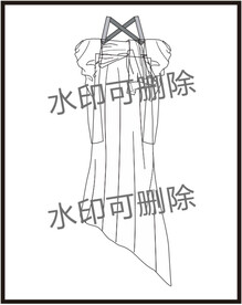 服装设计连衣裙女装款式衬衫T恤