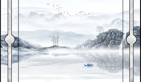新中式水墨山水