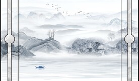 新中式水墨山水