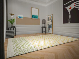 北欧卧室背景墙3D直播场景空景