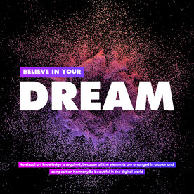 高级幻彩流体高饱和质感海报系列