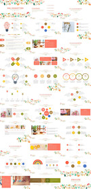 插画小清新通用PPT模板