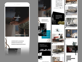 家具电脑PC端首页设计