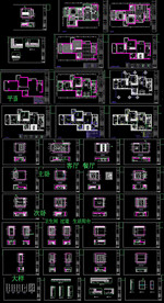 小面积家居装饰图纸