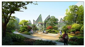 公园小广场 效果图