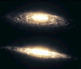 旋转宇宙太空星云粒子背景元素