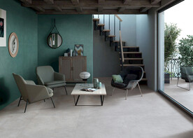 仿古砖瓷砖空间效果图