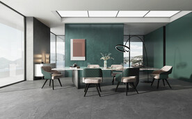 仿古砖瓷砖空间效果图