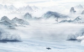 最新款山水新画 TIF分层