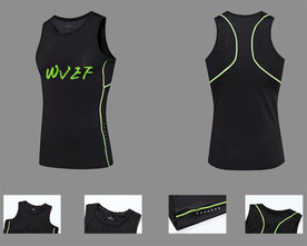 运动背心模板