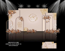 香槟色婚礼效果图