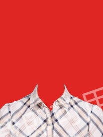 证件照女士衬衫