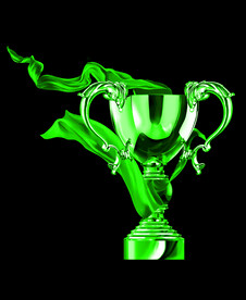 集团奖杯 绿色